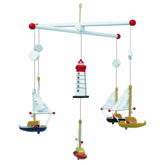 Picture of Boats Mobile Toy Stand