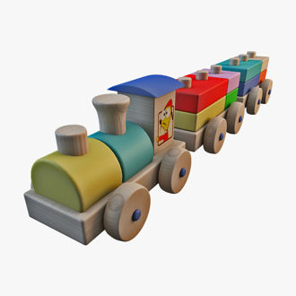 Picture of Wooden Train Set
